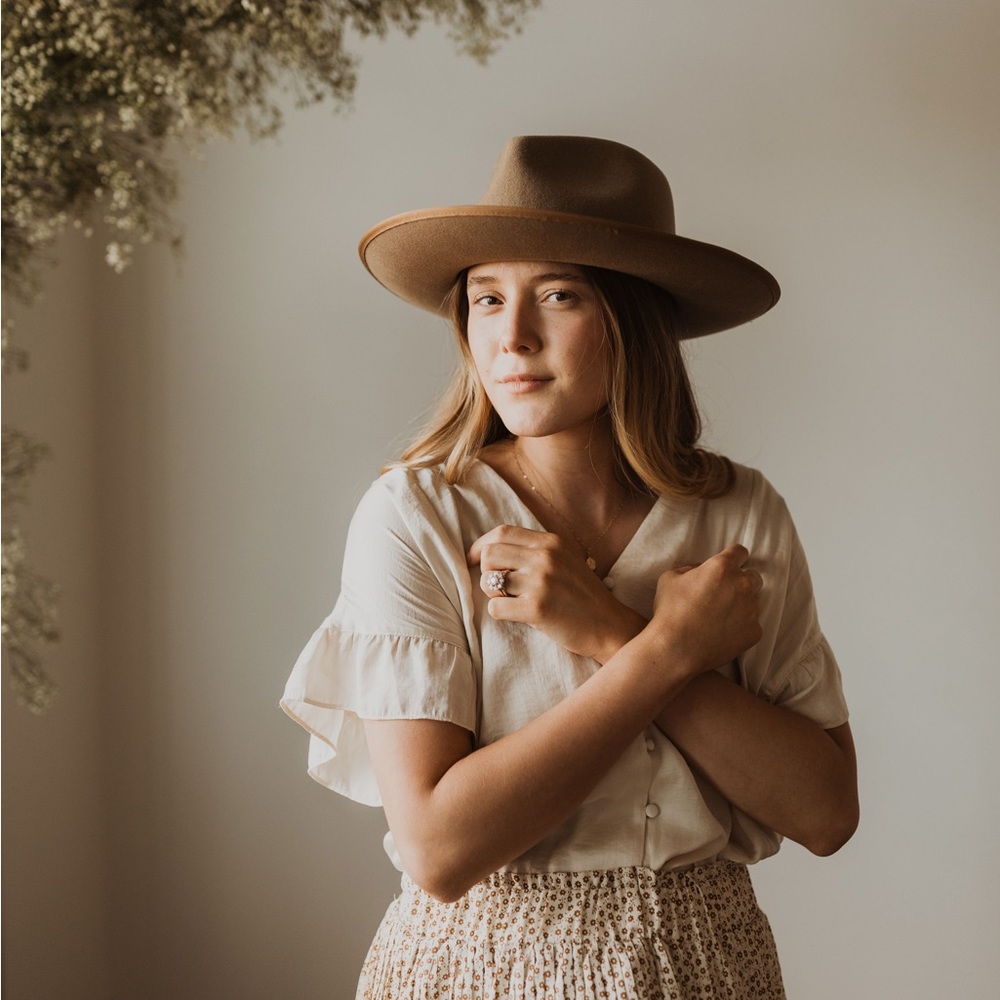 Gigi Pip Monroe Rancher hat in brown